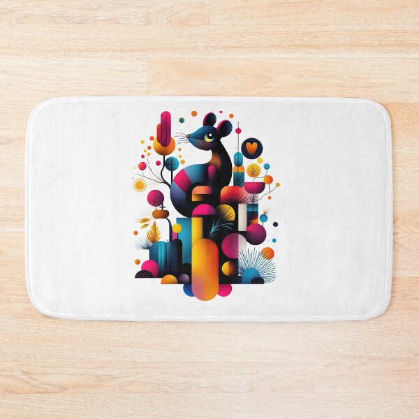 Item preview, Vibrant Geometric Mouse Art – Abstract Nature Aesthetic designed and sold by ForeverPrintsOK.