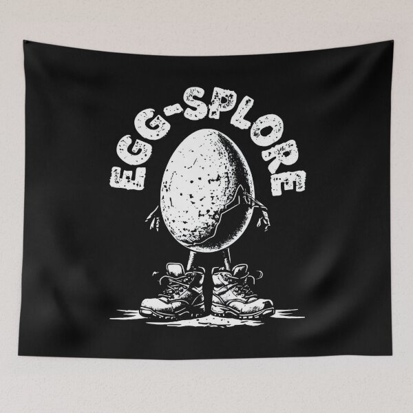 Item preview, Eggsplore food puns designed and sold by DemureArtsy.