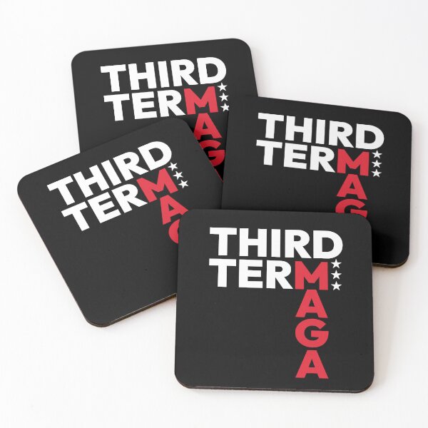 Item preview, Third Term - Donald Trump MAGA Campaign Logo designed and sold by BeerBro-Designs.