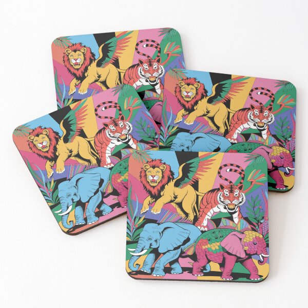 Item preview, Mutant Jungle – Pop Art Animal Hybrids designed and sold by Mystic Wild Studio.
