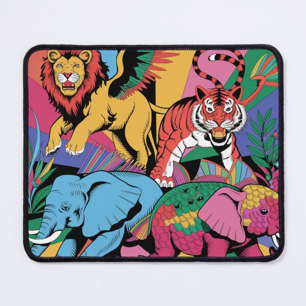 Item preview, Mutant Jungle – Pop Art Animal Hybrids designed and sold by Mystic Wild Studio.