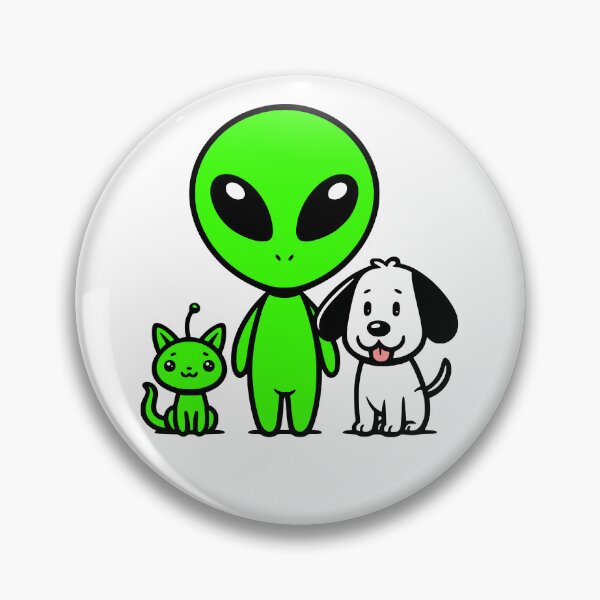 Item preview, Cute Alien and Pets designed and sold by roswellboutique.