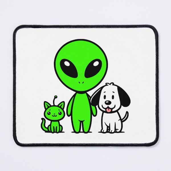 Item preview, Cute Alien and Pets designed and sold by roswellboutique.