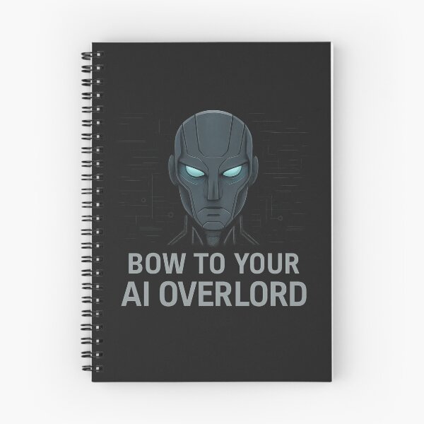 Item preview, Bow to Your AI Overlord – Futuristic Cyberpunk Design designed and sold by Bratak.