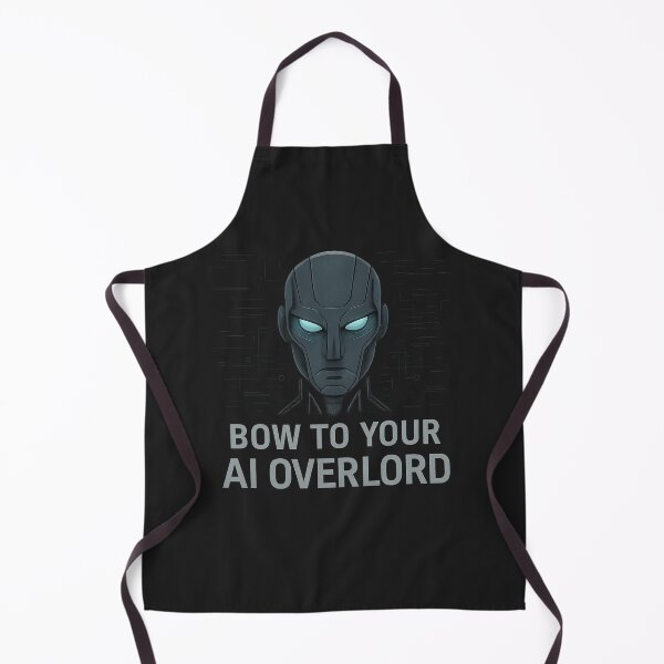 Item preview, Bow to Your AI Overlord – Futuristic Cyberpunk Design designed and sold by Bratak.