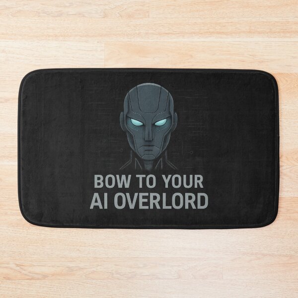 Item preview, Bow to Your AI Overlord – Futuristic Cyberpunk Design designed and sold by Bratak.
