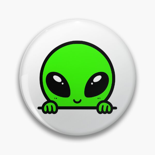 Item preview, Cute Peaking Alien designed and sold by roswellboutique.