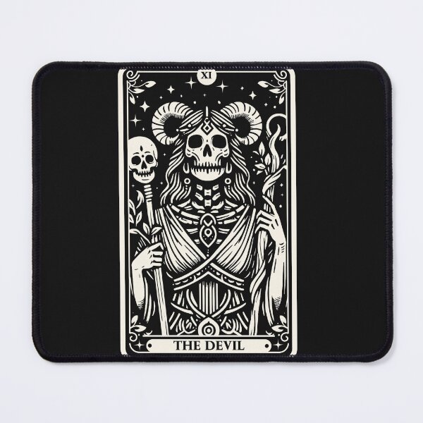 Item preview, The Devil Tarot Skull designed and sold by Eoli Studio.