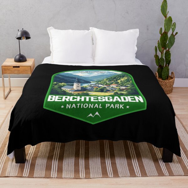 Item preview, Berchtesgaden National Park in Germany Retro Travel Art Emblem designed and sold by MaateoDesign.