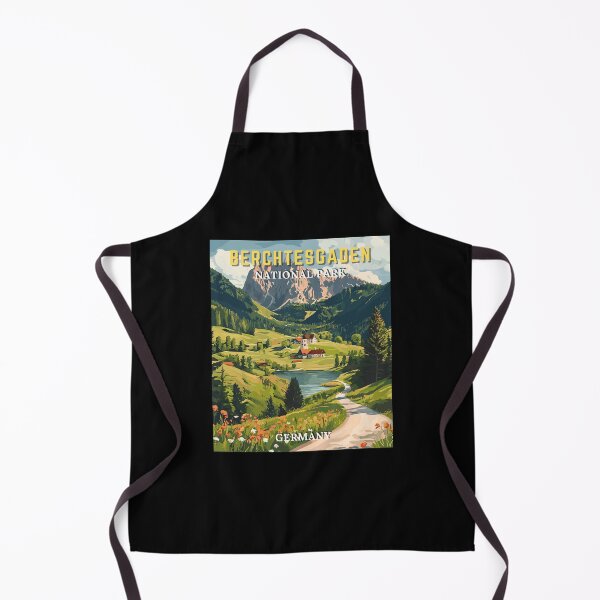 Item preview, Berchtesgaden National Park in Germany Vintage Travel Art Landscape designed and sold by MaateoDesign.