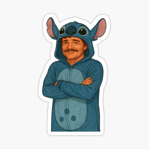 Aperçu de l'œuvre Pedro Pascal dans Stitch Kigurumi créée et vendue par LittleMsMorales.