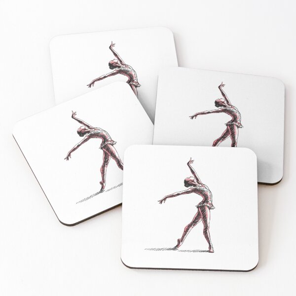 Item preview, Elegant Gymnastics Silhouette – Dynamic and Artistic Athlete Design designed and sold by Colorful-Garden.