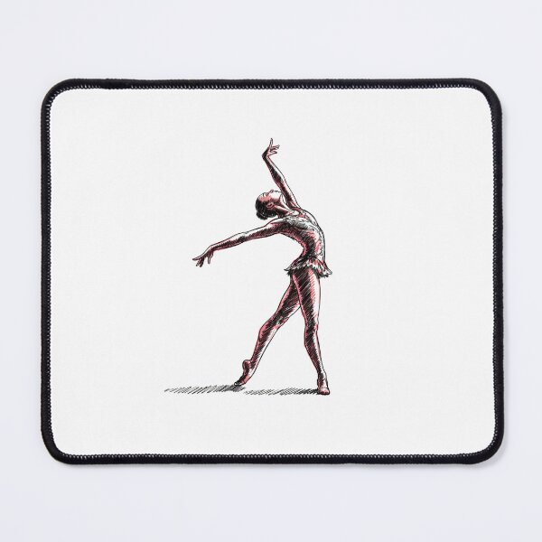 Item preview, Elegant Gymnastics Silhouette – Dynamic and Artistic Athlete Design designed and sold by Colorful-Garden.