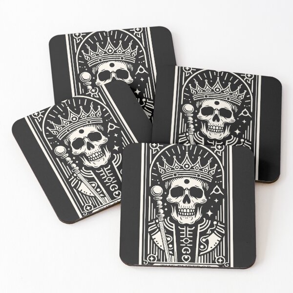 Item preview, The Emperor Tarot Skull designed and sold by Eoli Studio.