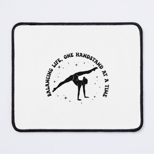 Item preview, Elegant Gymnastics Silhouette – Dynamic and Artistic Athlete Design designed and sold by Colorful-Garden.