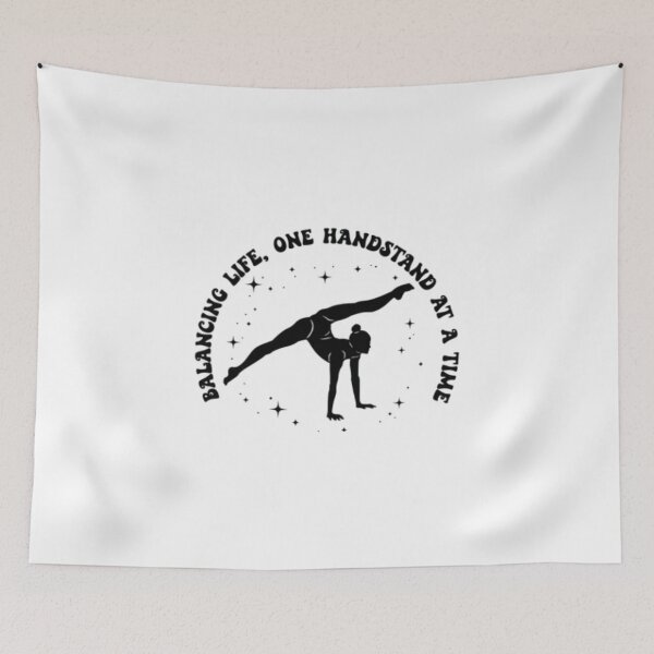 Item preview, Elegant Gymnastics Silhouette – Dynamic and Artistic Athlete Design designed and sold by Colorful-Garden.