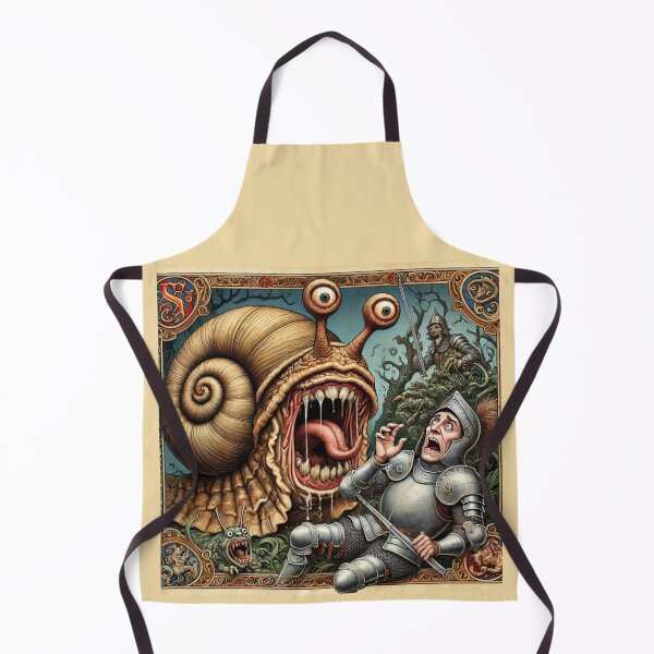 Item preview, Weird Medieval Art: The Knight and the Monstrous Snail designed and sold by Design by Anthony .