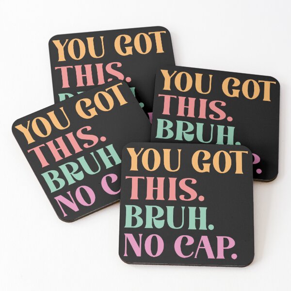 Item preview, You Got This Bruh No Cap - School Test Day Motivational designed and sold by catnolioo.