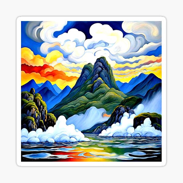 Item preview, Misty Lake designed and sold by George Hutton Hunter.