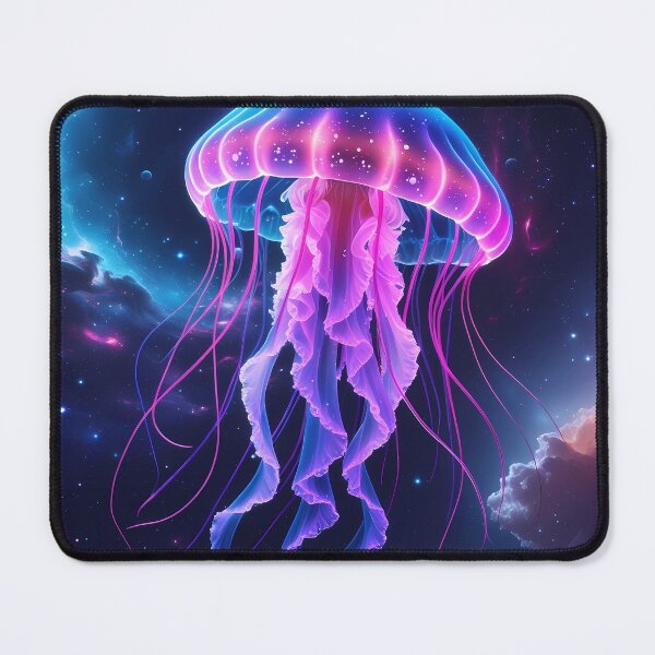 Item preview, Galactic Quasar Jellyfish – Cosmic Glow designed and sold by Pixel Paws & Plays.