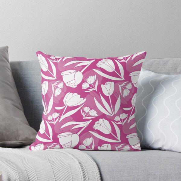 Item preview, Tulip Design in Hot Pink designed and sold by Butterfly & Daisy Design Studio.