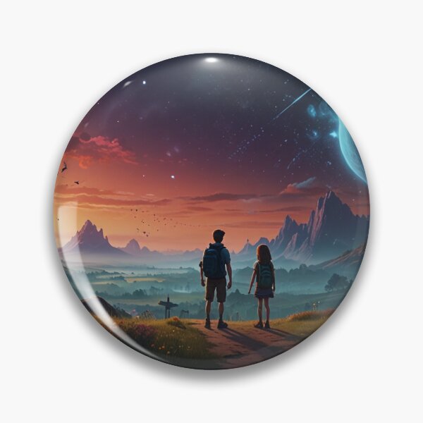 Item preview, Couple In The Different Planet designed and sold by artgattu.