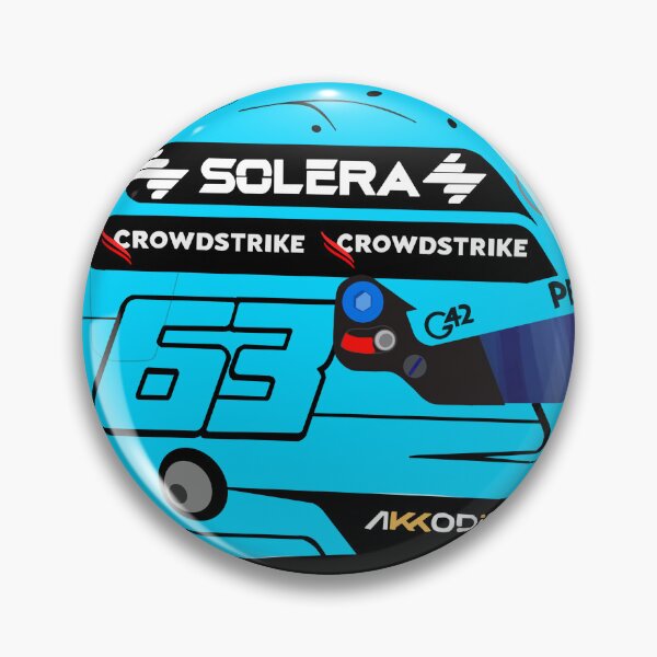 Item preview, George Russell 2025 Helmet sketch designed and sold by Pink Polar F1.