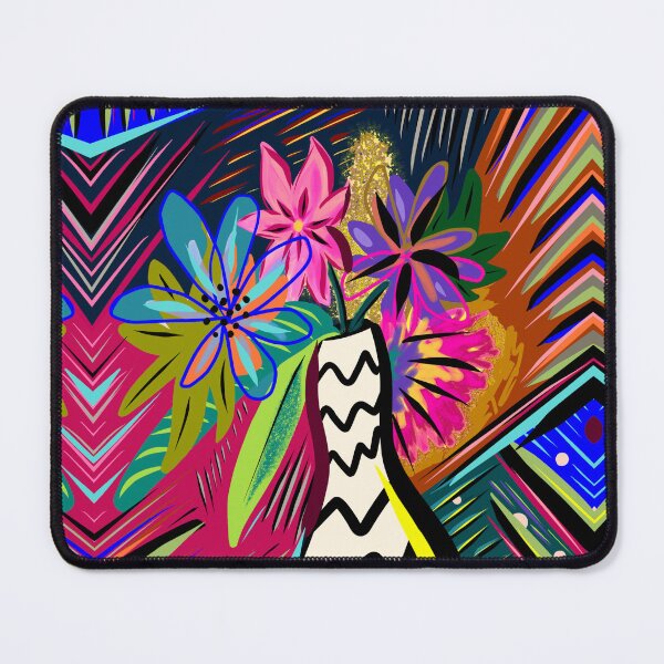 Item preview, Vibrant Energetic Vase of Flowers designed and sold by Leufia.