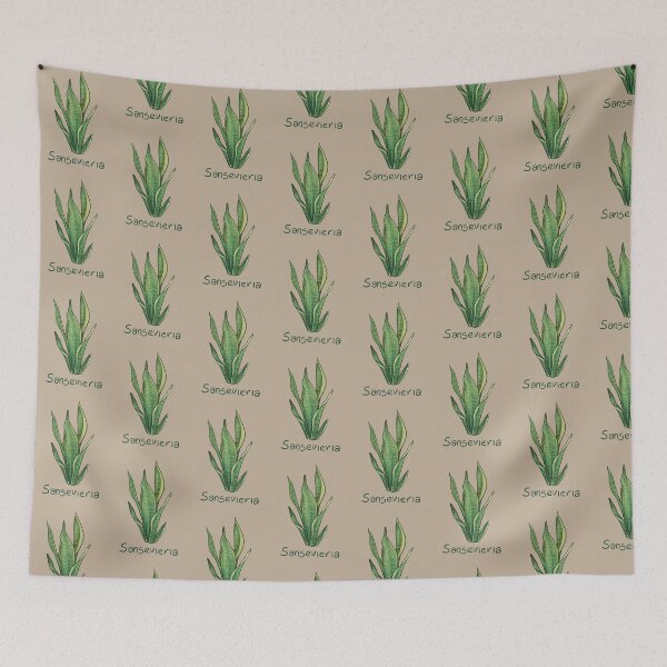 Item preview, Sansevieria Illustration designed and sold by Nicofiish.