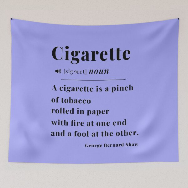 Item preview, Cigarette Definition Quote 1 designed and sold by DigitalandPhoto.