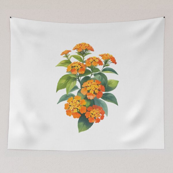 Item preview, Orange Lantana (Lantana camara) designed and sold by HOMETOWN86.