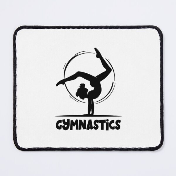 Item preview, Elegant Gymnastics Silhouette – Dynamic and Artistic Athlete Design designed and sold by Colorful-Garden.