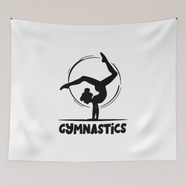 Item preview, Elegant Gymnastics Silhouette – Dynamic and Artistic Athlete Design designed and sold by Colorful-Garden.