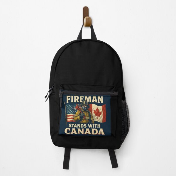 Item preview, A U.S. Fireman Stands with Canada designed and sold by MySheetMusicArt.