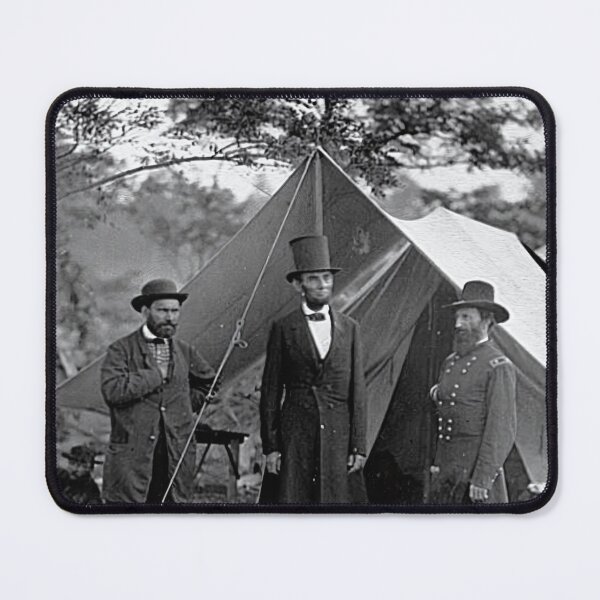 Item preview, President Abraham Lincoln with Allan Pinkerton and Maj. Gen. John McClernand at Antietam, Md. 1862 designed and sold by David Waters.