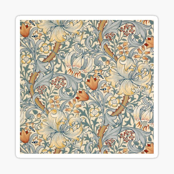Item preview, William Morris - Golden Lily Art Print, Vintage Museum Exhibition Art, Botanical Floral Pattern  designed and sold by synplus.