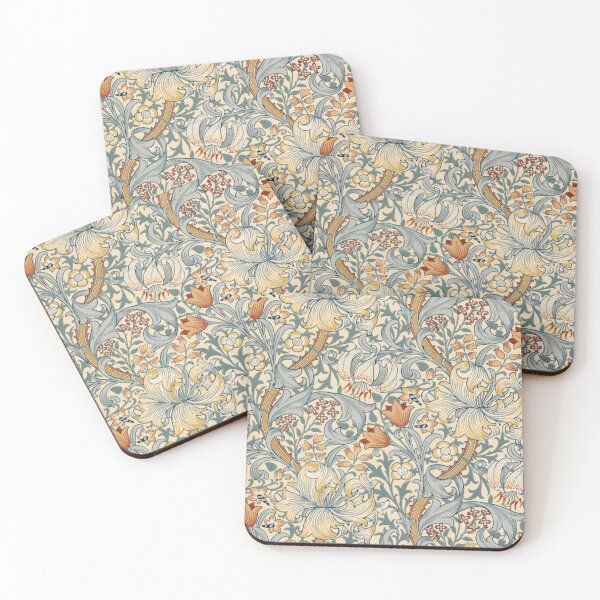 Item preview, William Morris - Golden Lily Art Print, Vintage Museum Exhibition Art, Botanical Floral Pattern  designed and sold by synplus.