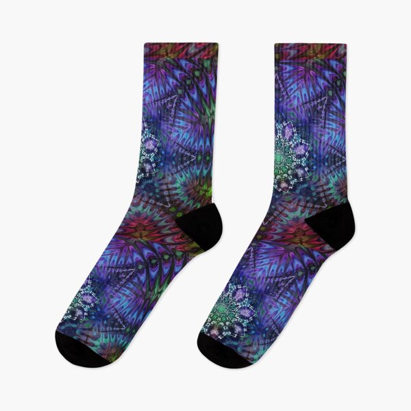 Item preview, Psychedelic Tie Dye Mandala designed and sold by AuroraXGreen.