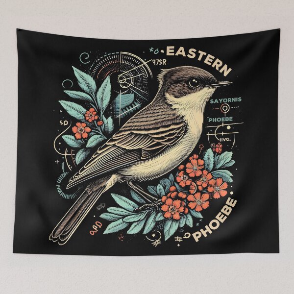 Item preview, Eastern Phoebe 5 designed and sold by theAVIARY7.