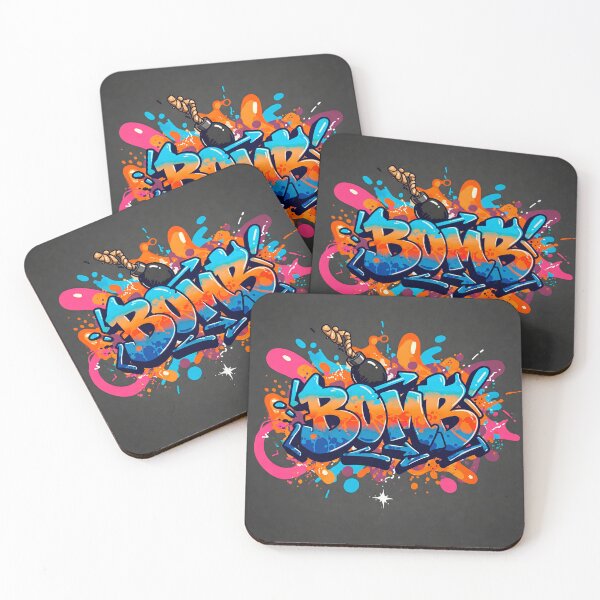 Item preview, Explosive "BOMB" Graffiti designed and sold by Zanattaa.