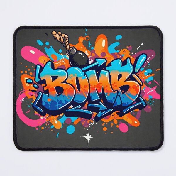Item preview, Explosive "BOMB" Graffiti designed and sold by Zanattaa.
