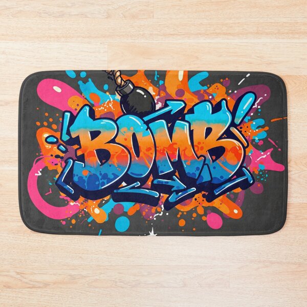 Item preview, Explosive "BOMB" Graffiti designed and sold by Zanattaa.