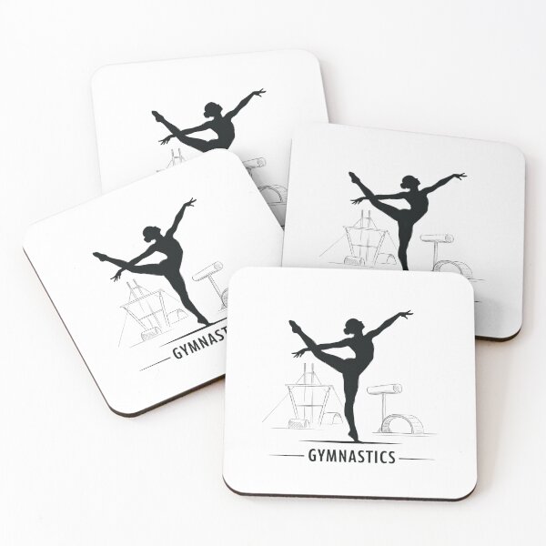 Item preview, Elegant Gymnastics Silhouette – Dynamic and Artistic Athlete Design designed and sold by Colorful-Garden.