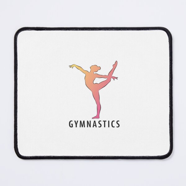 Item preview, Elegant Gymnastics Silhouette – Dynamic and Artistic Athlete Design designed and sold by Colorful-Garden.