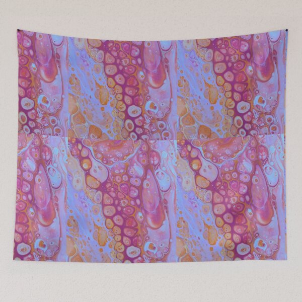 Item preview, Pink, White and Orange Flow designed and sold by Rebecca-Art.