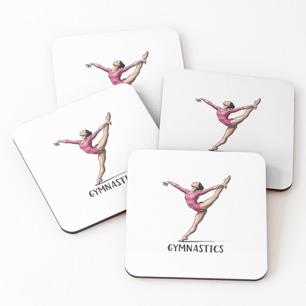 Item preview, Elegant Gymnastics Silhouette – Dynamic and Artistic Athlete Design designed and sold by Colorful-Garden.