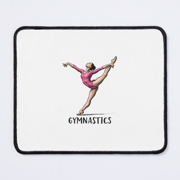 Item preview, Elegant Gymnastics Silhouette – Dynamic and Artistic Athlete Design designed and sold by Colorful-Garden.