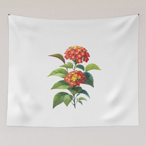 Item preview, Red Lantana (Lantana camara) designed and sold by HOMETOWN86.