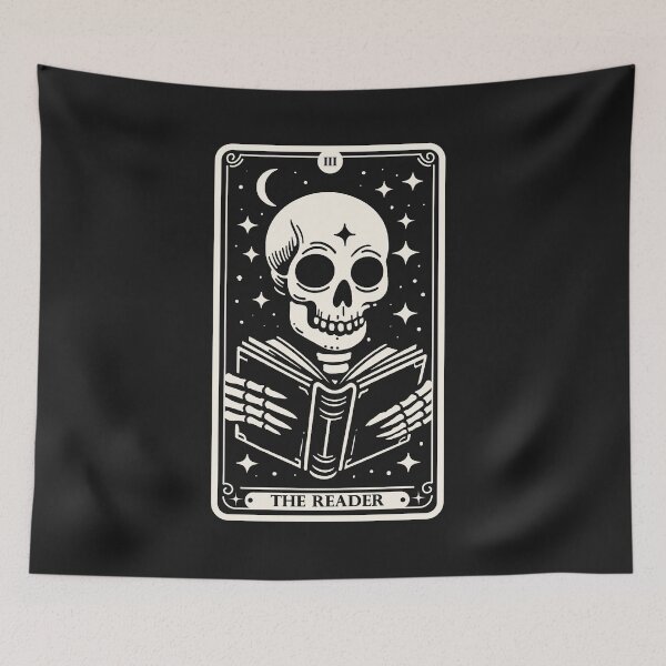 Item preview, The Reader Tarot Skull designed and sold by Eoli Studio.