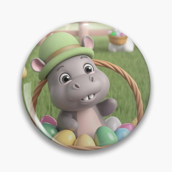 Item preview, Easter Hippo Celebration designed and sold by NeatThingLover.